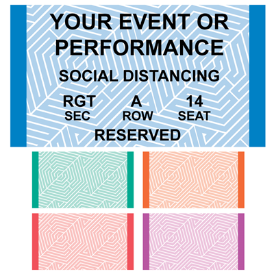 Design It Yourself Reserved Seating Roll Tickets