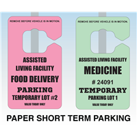 DIY Parking Permits - 2.75&quot; x 4.75&quot; - Temporary Tags