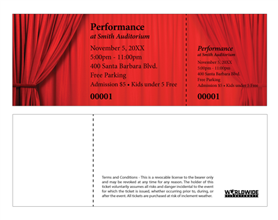 Performance Tickets