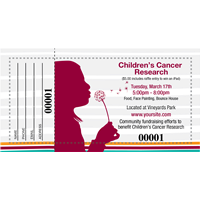 Childrens Cancer Raffle Tickets