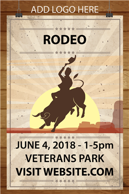 Design It Yourself 12 X 18 Rodeo Posters