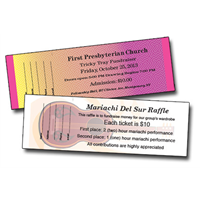 Design It Yourself Full Color Raffle Tickets