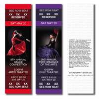 Reserved Seating Dance Competition Tickets
