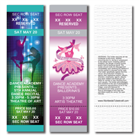 Reserved Seating Dance Recital Tickets