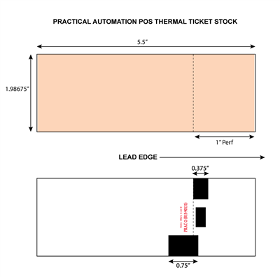 Practical Automation POS Thermal Ticket Stock