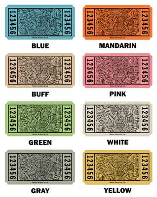 Vintage Ticket Rolls