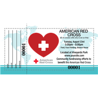 Red Cross Raffle Ticket