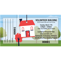 Volunteer Building Raffle Tickets